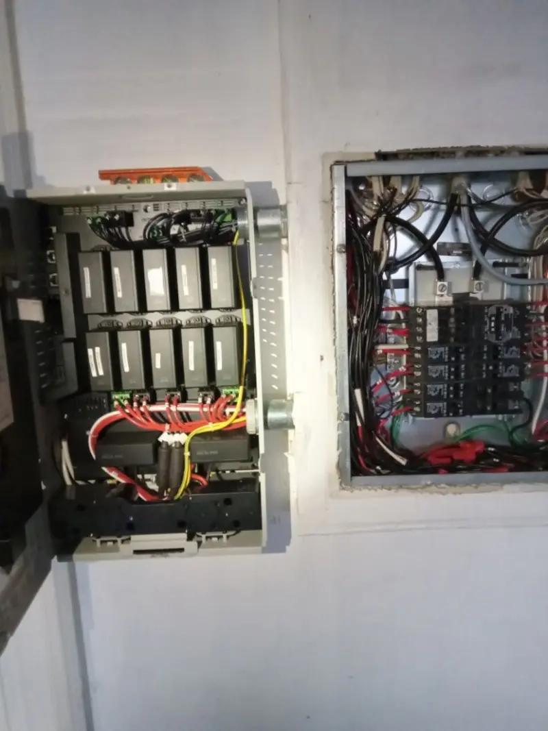 Electrical panel upgrade completed for Commercial Electrician Services in Eureka